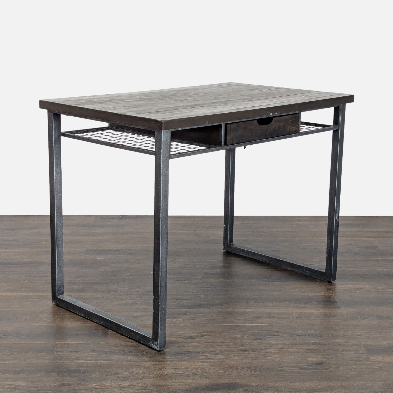 Standard Furniture Industrial Desk with Drawer  - image-2
