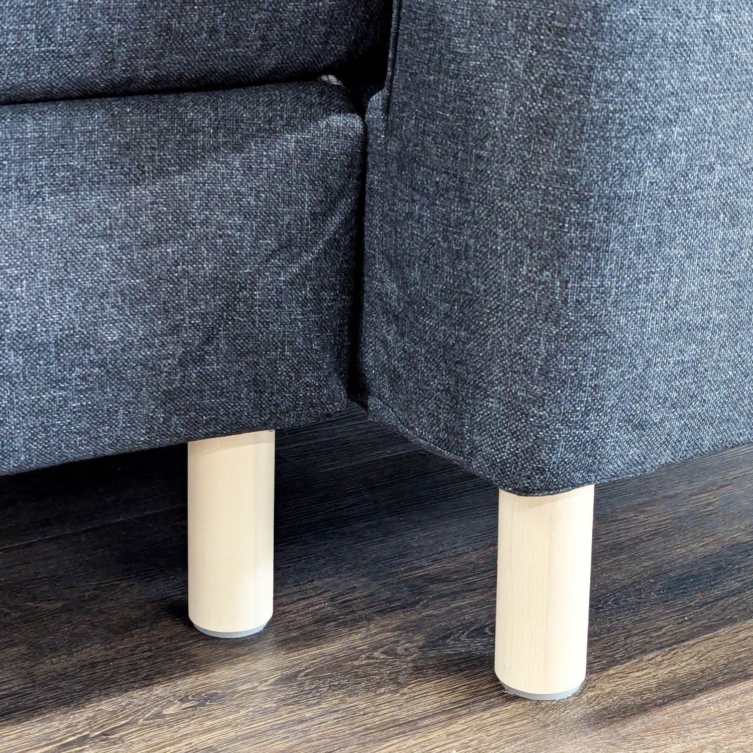 IKEA Prup Dark Blue Sectional Sofa with Chaise - image-6
