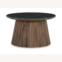 Ashley Furniture Ceilby Black Marble Coffee Table