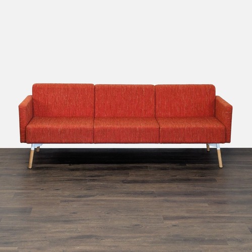 Used HighTower Tombolo 3-Seat Modern Sofa in Red Fabric for sale on AptDeco