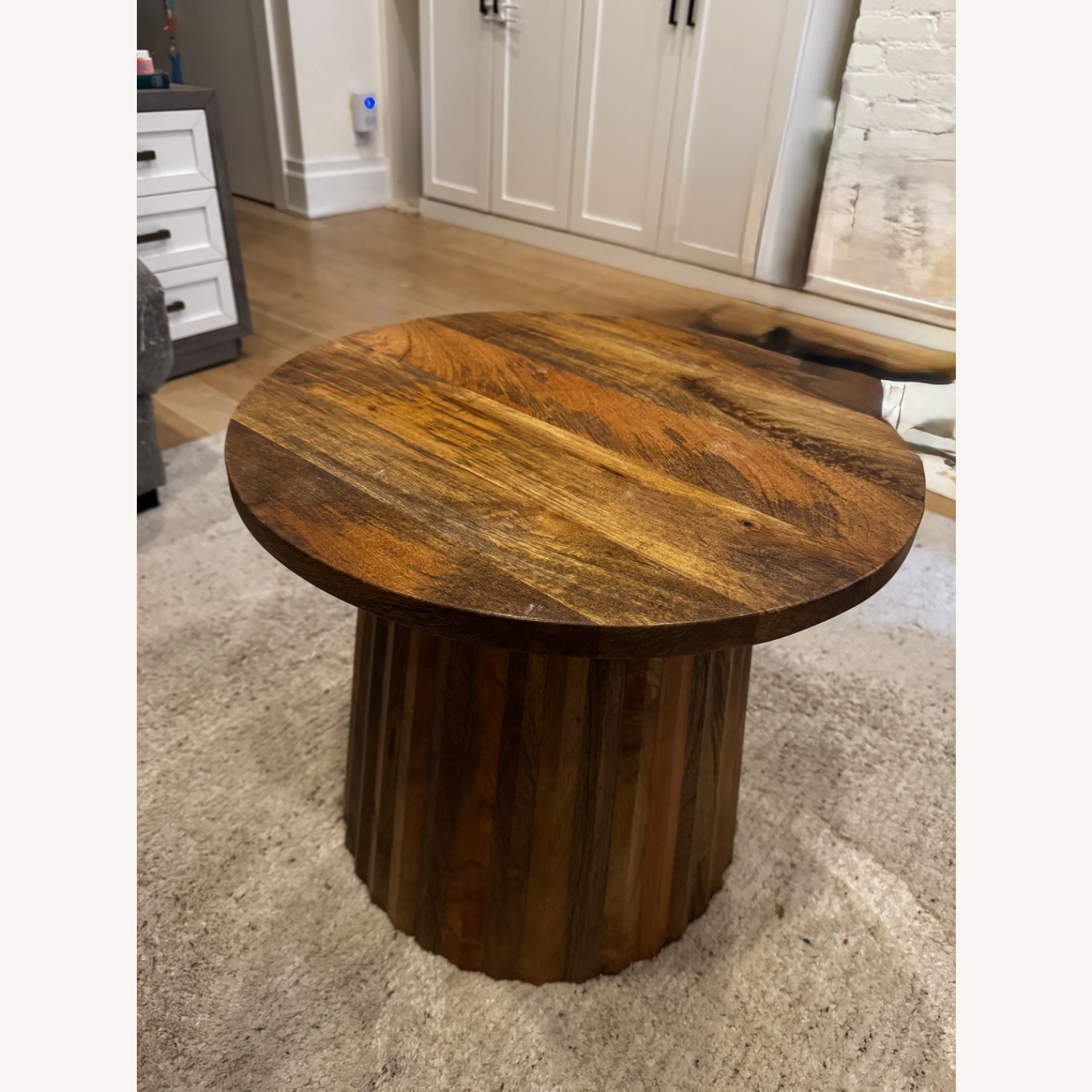 Ashley Furniture Ceilby Light Brown Wood Side Table - image-2