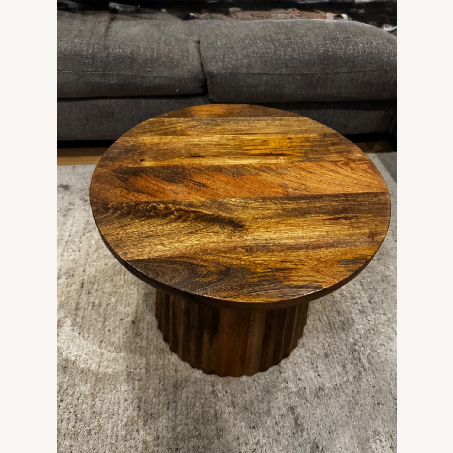 Ashley Furniture Ceilby Light Brown Wood Side Table - image-3