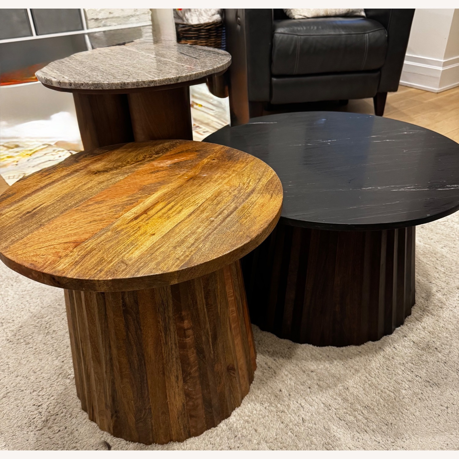 Ashley Furniture Ceilby Light Brown Wood Side Table - image-4