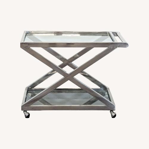 Used Restoration Hardware 1950s Milo Bar Cart for sale on AptDeco