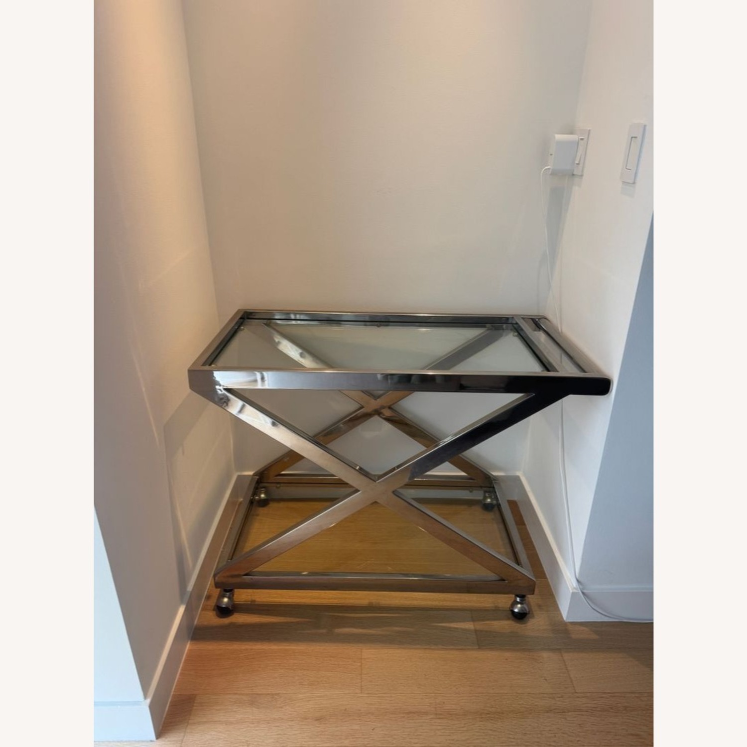 Restoration Hardware 1950s Milo Bar Cart - image-2
