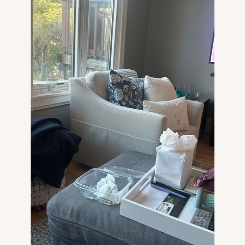 Used Modern Lounge Chair with Cushioned Seat and Back	 for sale on AptDeco