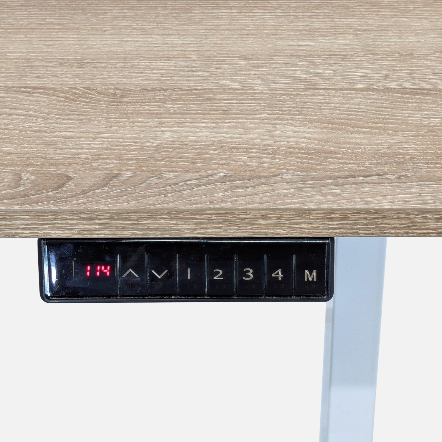 Height Adjustable Standing Desk with Light Wood  - image-6