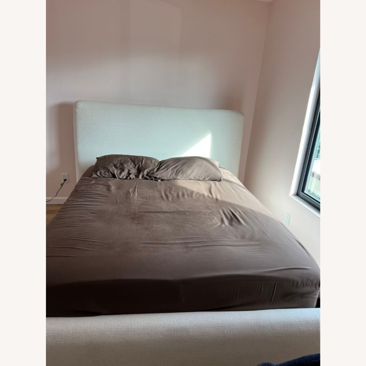 Crate and Barrel Anneli Modern Bed Frame - image-1