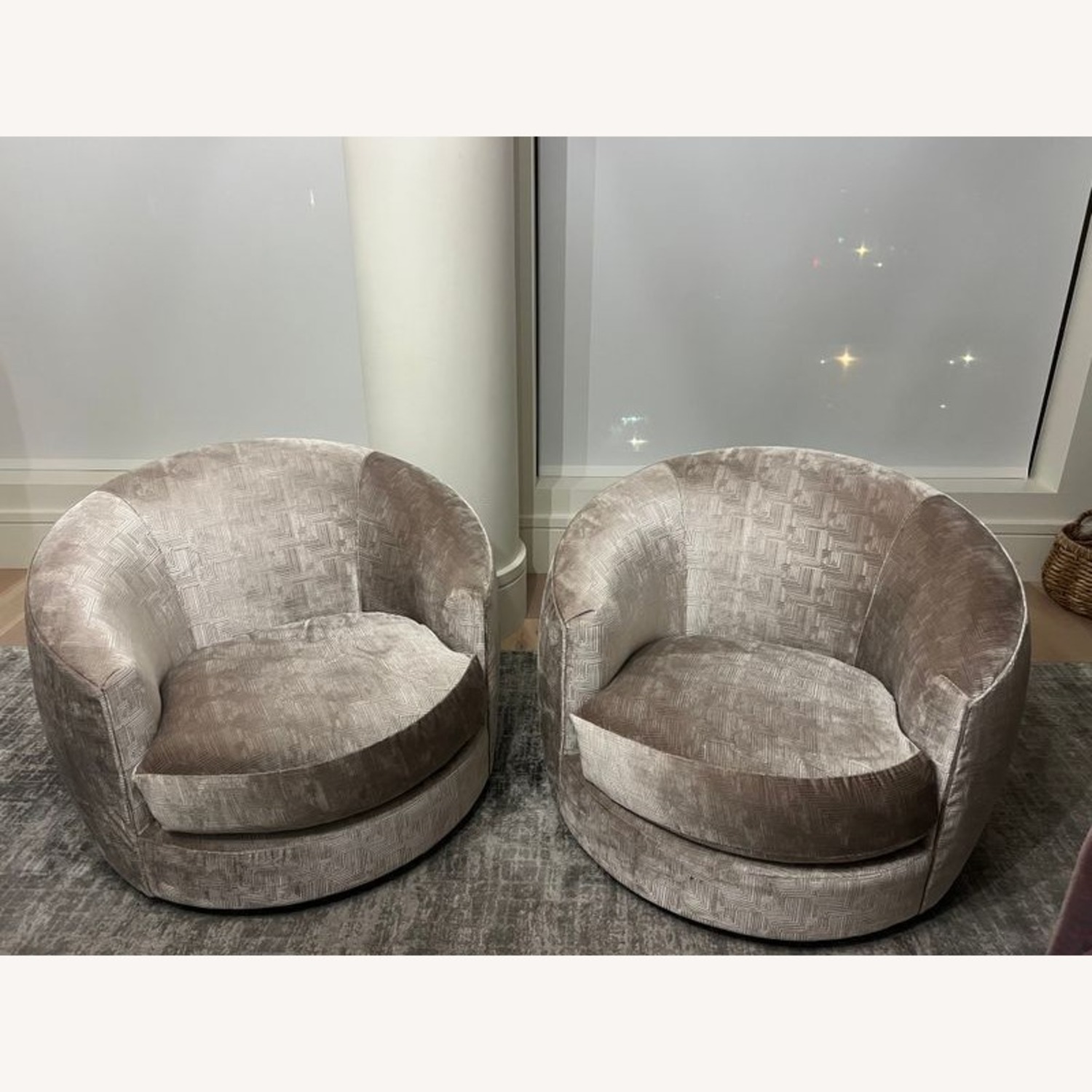 Mitchell Gold + Bob Williams Giselle Modern Swivel Armchair - image-6