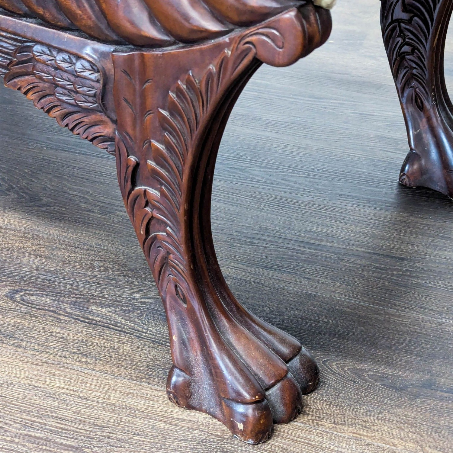 Vintage Window Bench with Rolled Arms	 - image-9