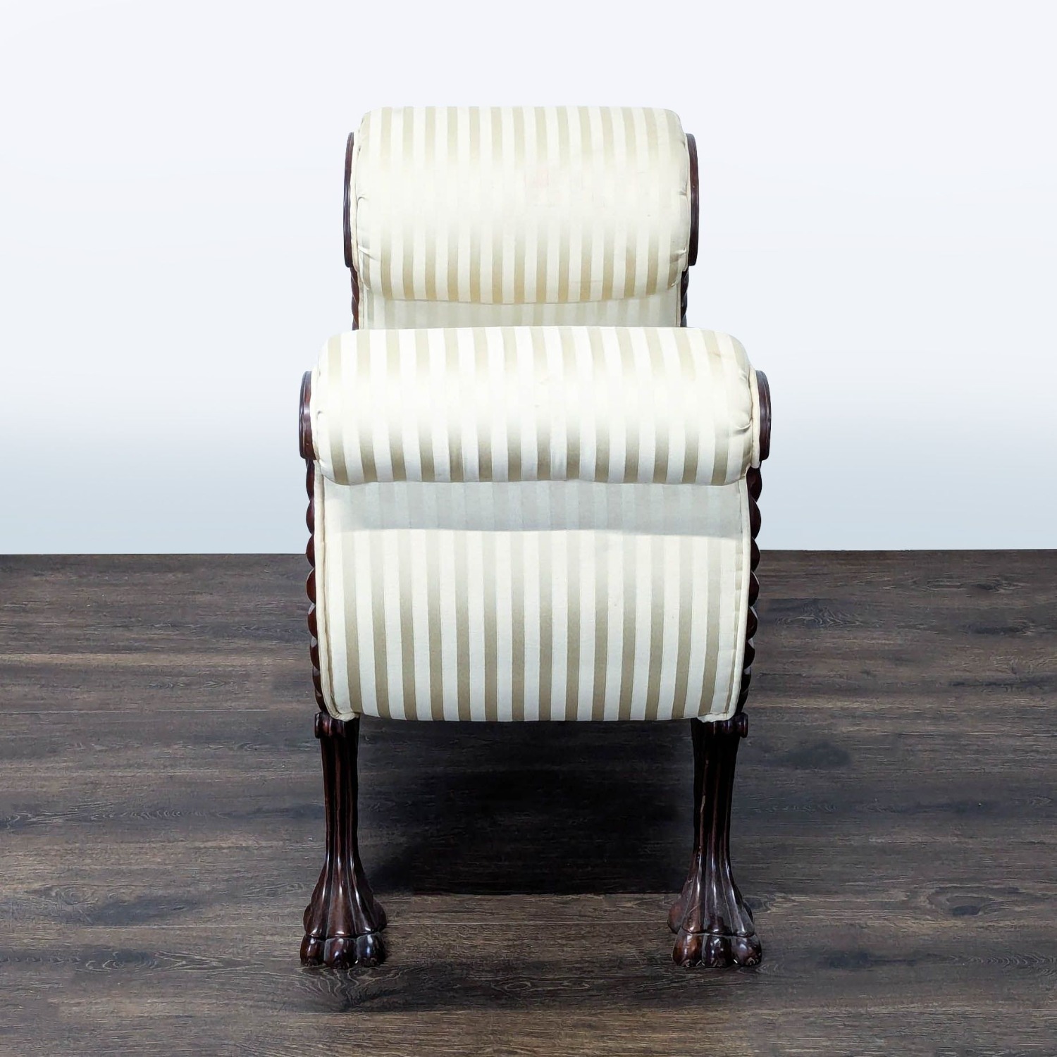 Vintage Window Bench with Rolled Arms	 - image-7