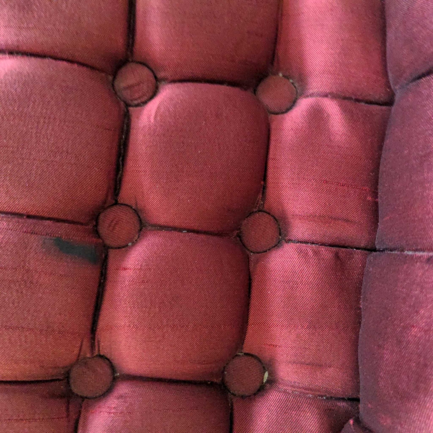 Vintage Lounge Chair with Velvet Upholstery  - image-8