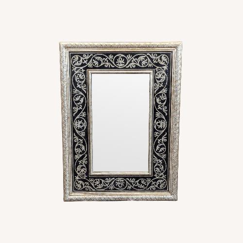 Used Silver Framed Wall Mirror for sale on AptDeco