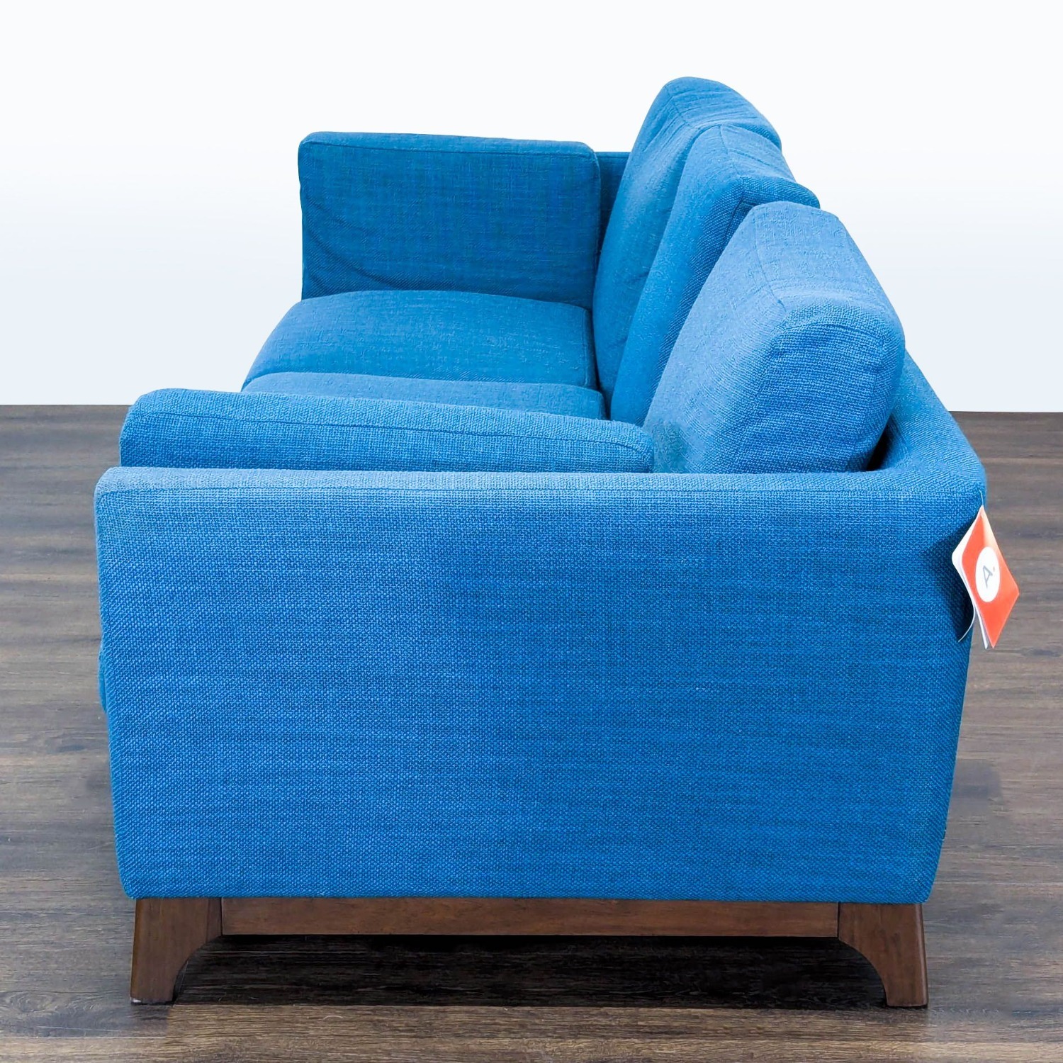 Article Ceni 3-Seat Sofa in Bright Blue Fabric  - image-4