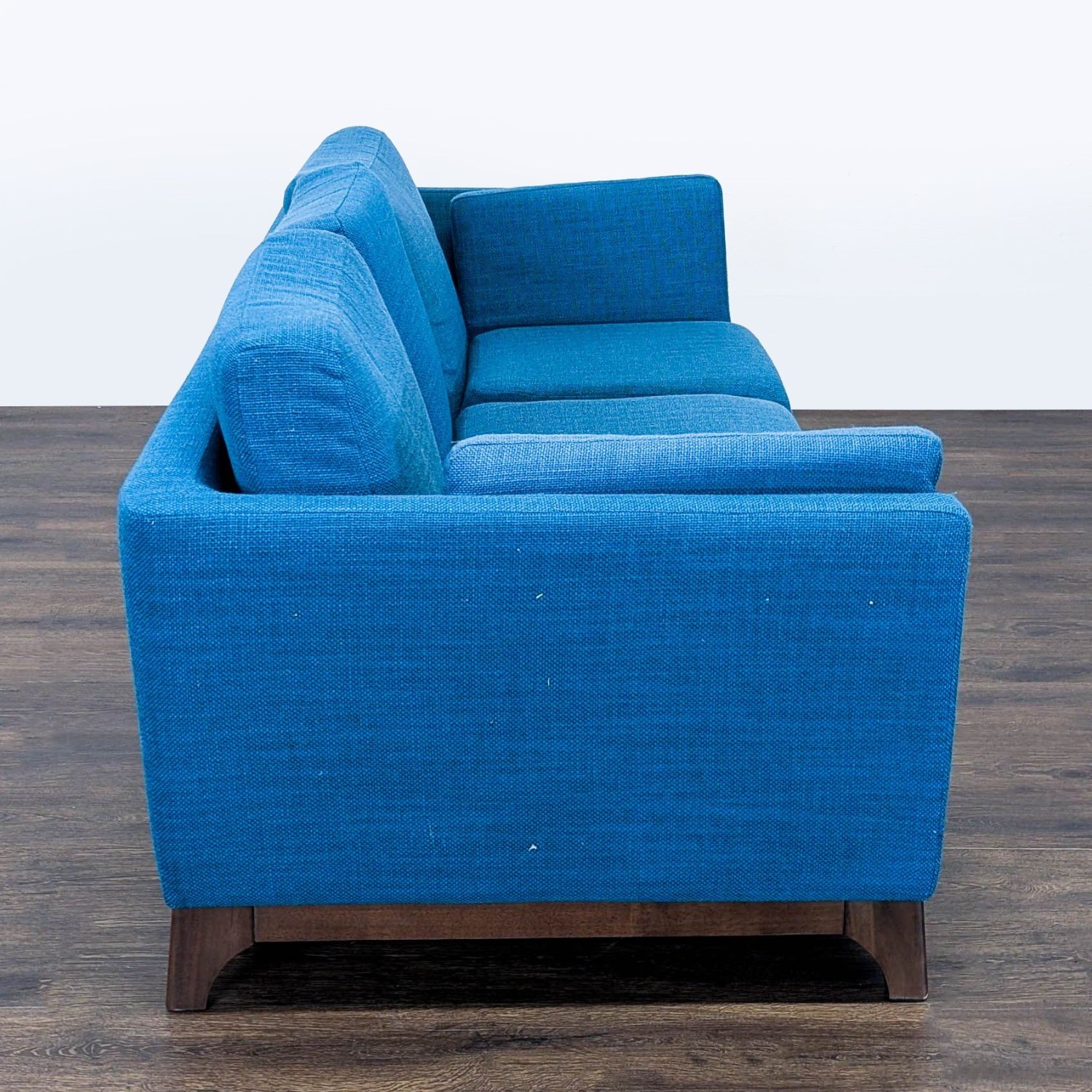 Article Ceni 3-Seat Sofa in Bright Blue Fabric  - image-2