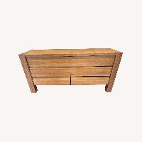 Crate & Barrel Big Sur Natural Wood Dresser