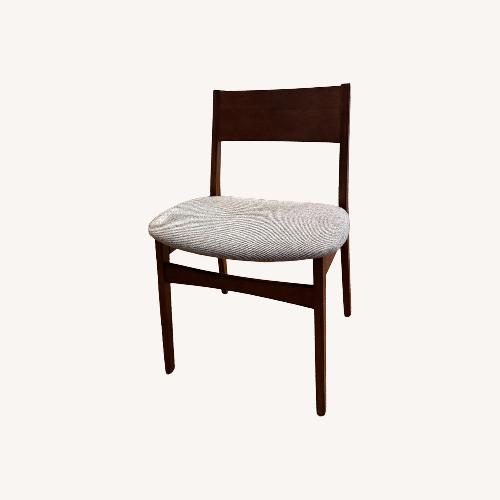 Used West Elm Baltimore Dark Brown Wood Dining Chairs for sale on AptDeco