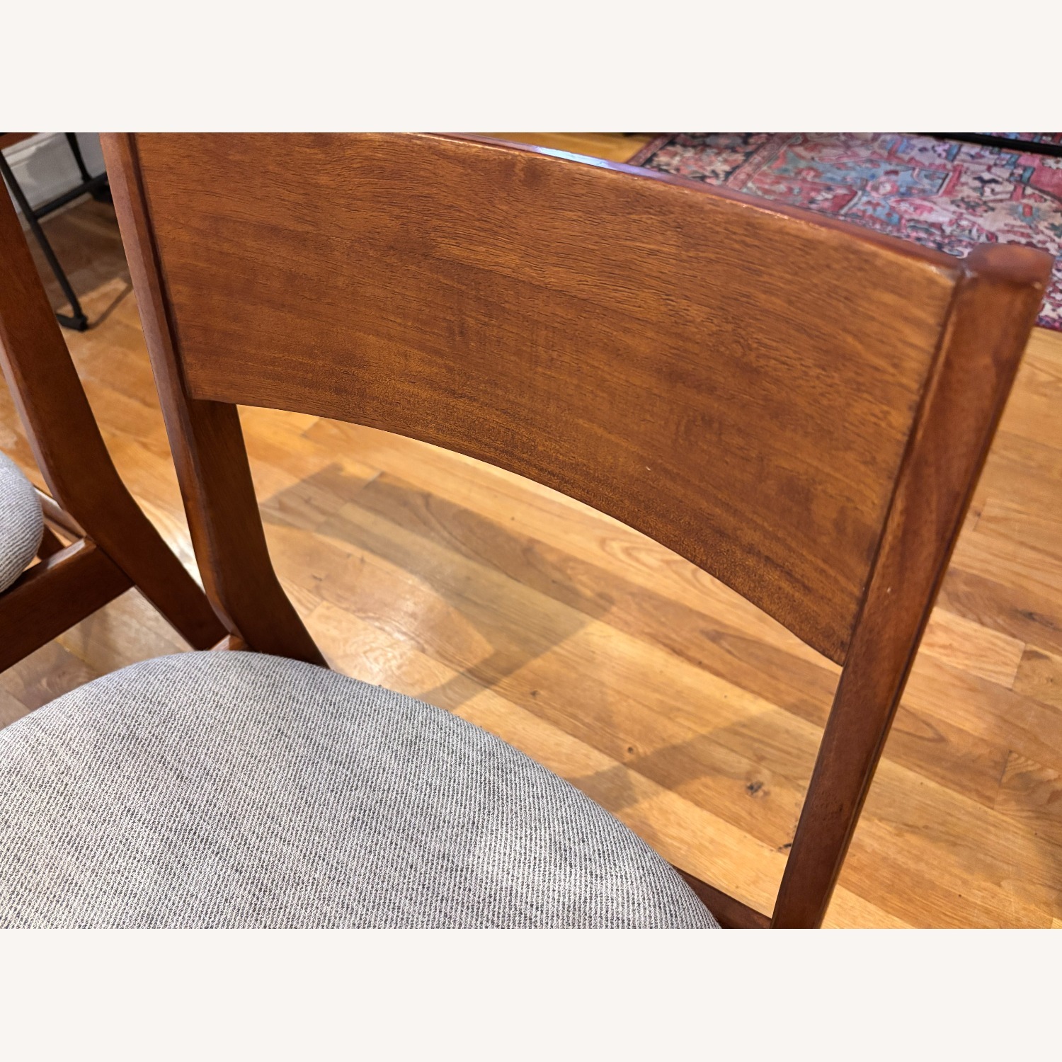 West Elm Baltimore Dark Brown Wood Dining Chairs - image-5