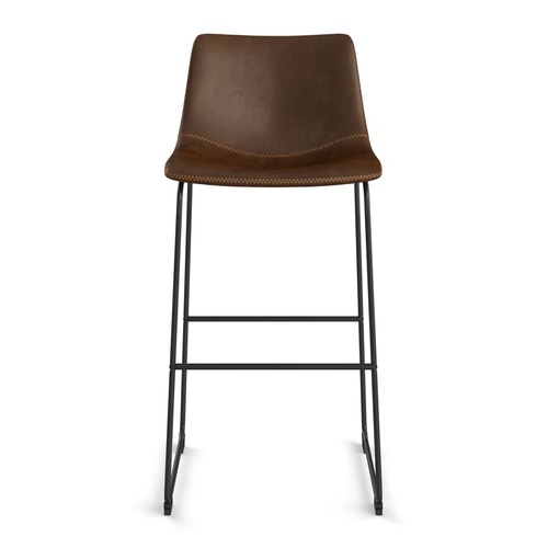 Used Nia Vegan Leather Counter Stools for sale on AptDeco