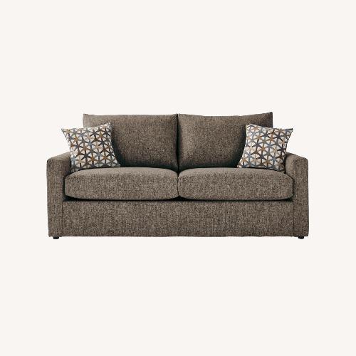 Used Cozy Brown Sleeper Sofa with Fold-Out Bed	 for sale on AptDeco