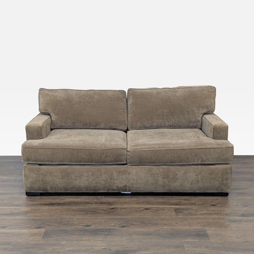 Used Cozy Brown Sleeper Sofa with Fold-Out Bed	 for sale on AptDeco