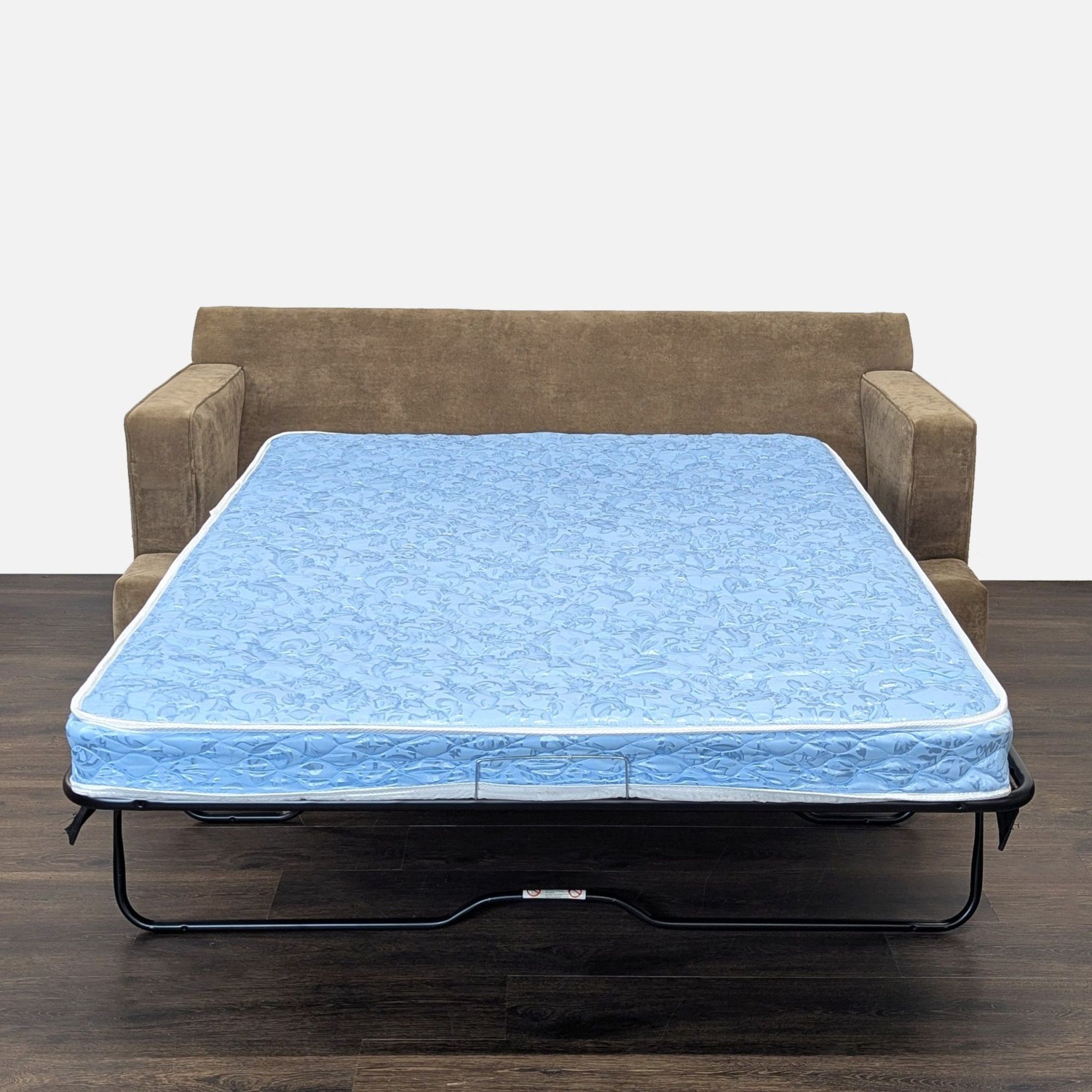 Cozy Brown Sleeper Sofa with Fold-Out Bed	 - image-5