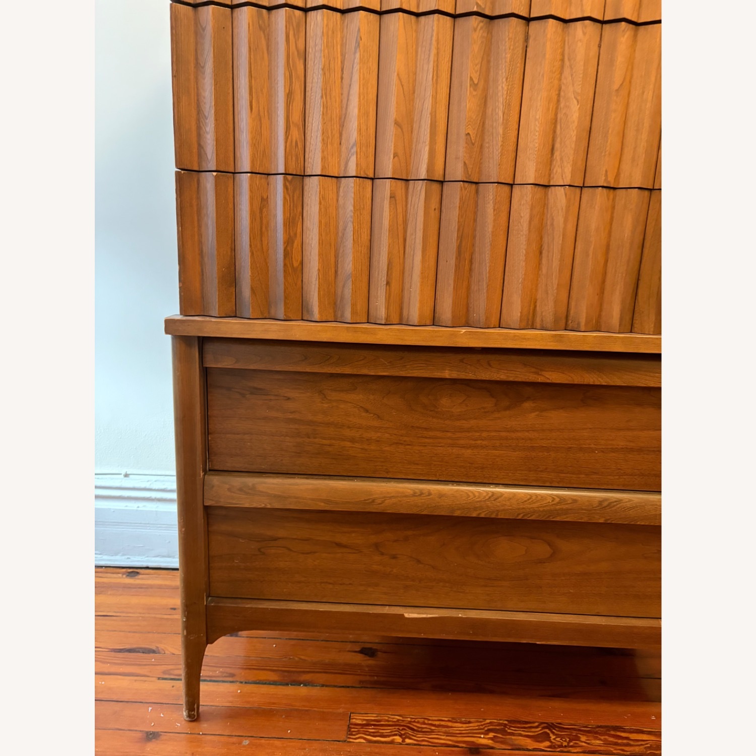 Mid Century Vintage Wood Dresser - image-5