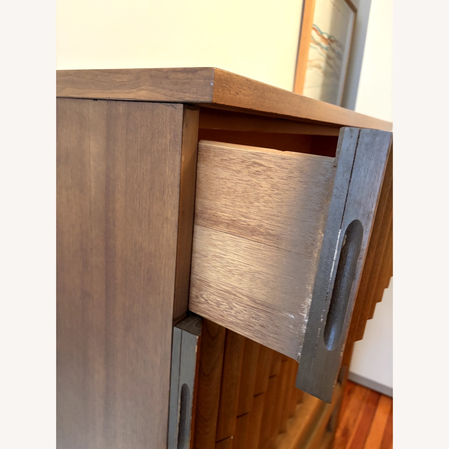 Mid Century Vintage Wood Dresser - image-9