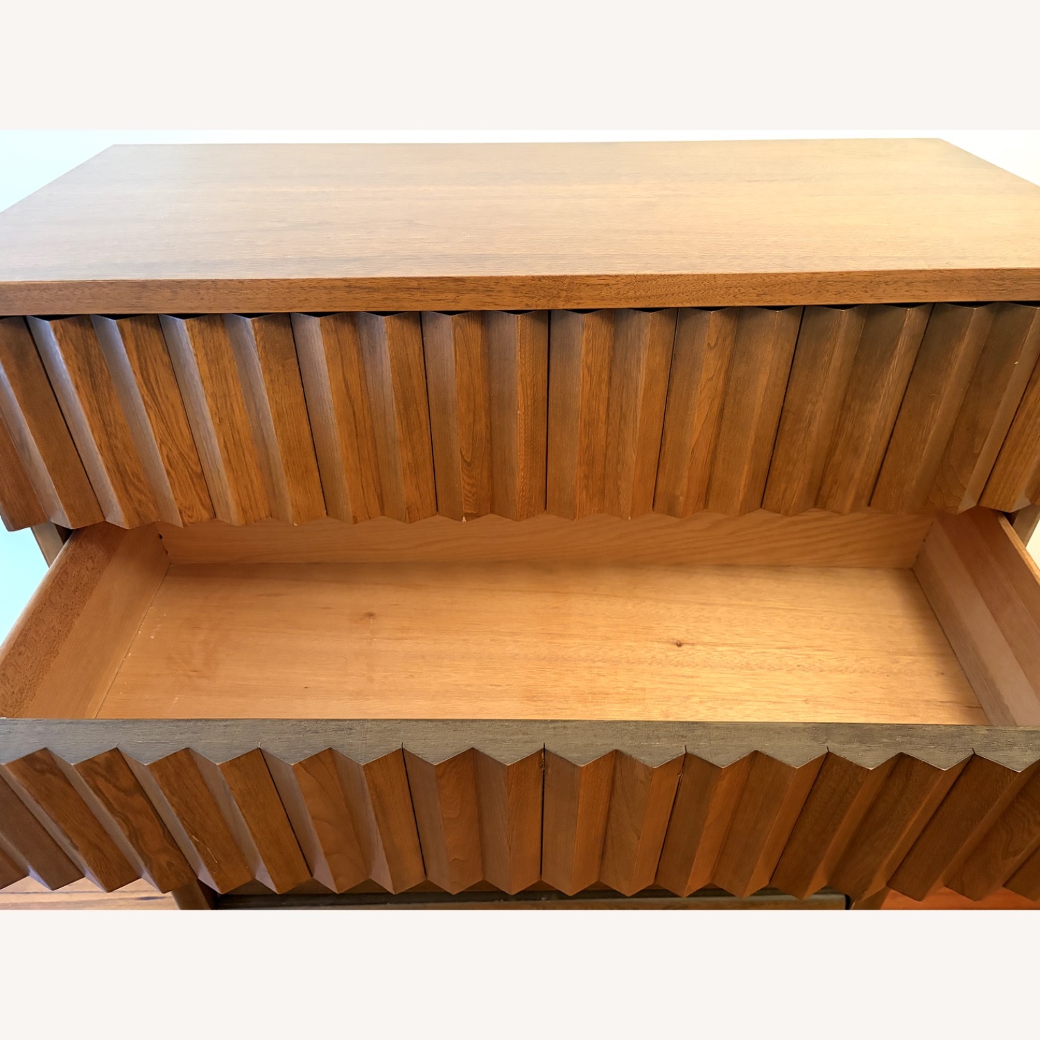 Mid Century Vintage Wood Dresser - image-10