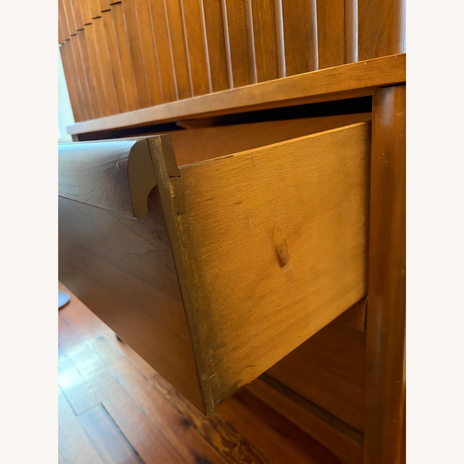 Mid Century Vintage Wood Dresser - image-3