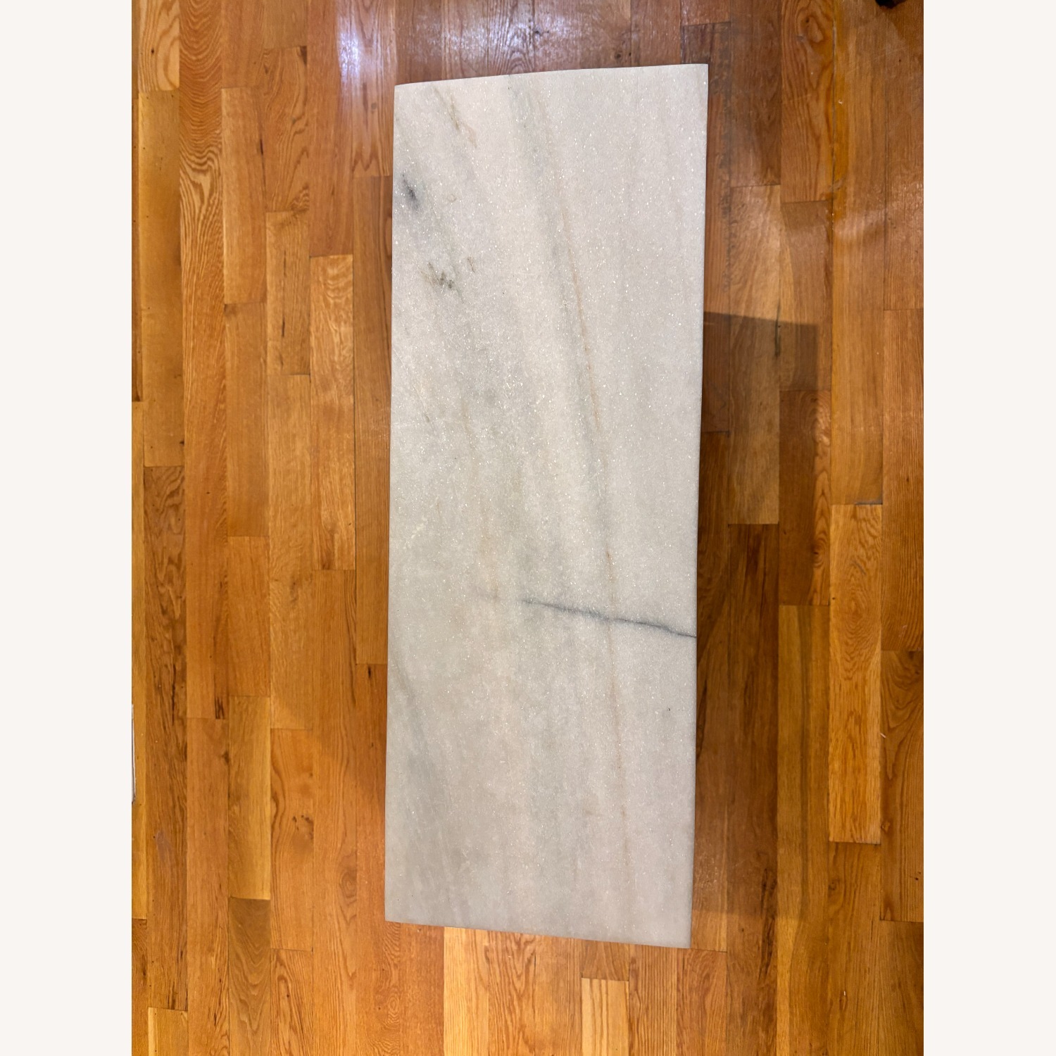 CISCO Brothers Marble Side Table with Gold Metal Legs - image-3