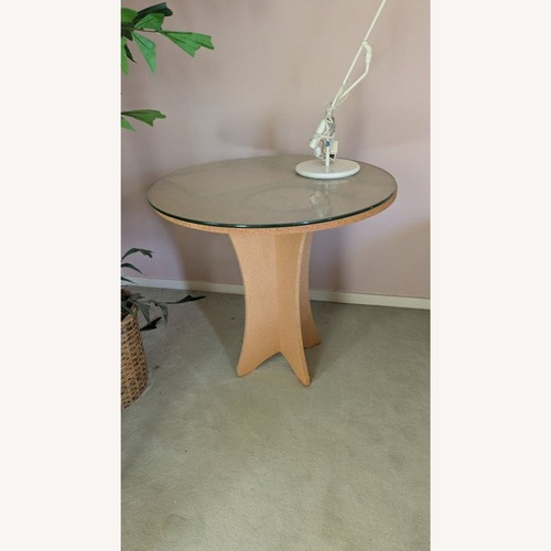 Used Glass Top Bistro Table for sale on AptDeco