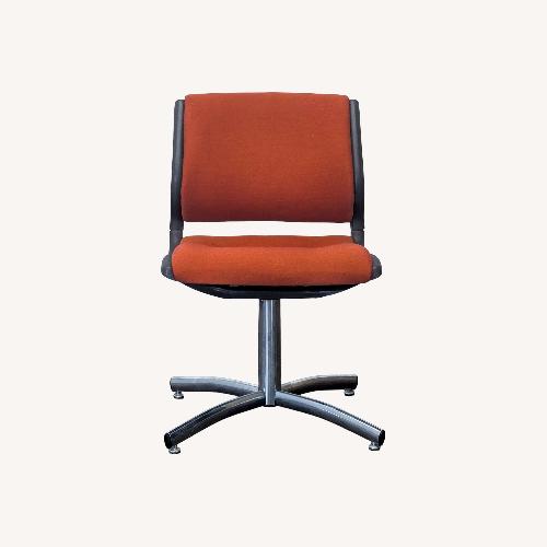 Used Vintage Steelcase Modern Orange Swivel Office Chair for sale on AptDeco