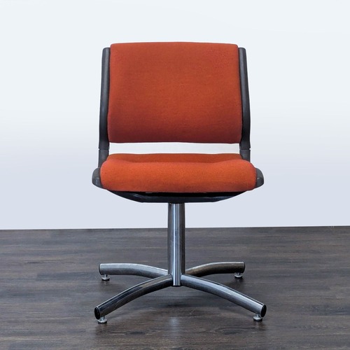Used Vintage Steelcase Modern Orange Swivel Office Chair for sale on AptDeco