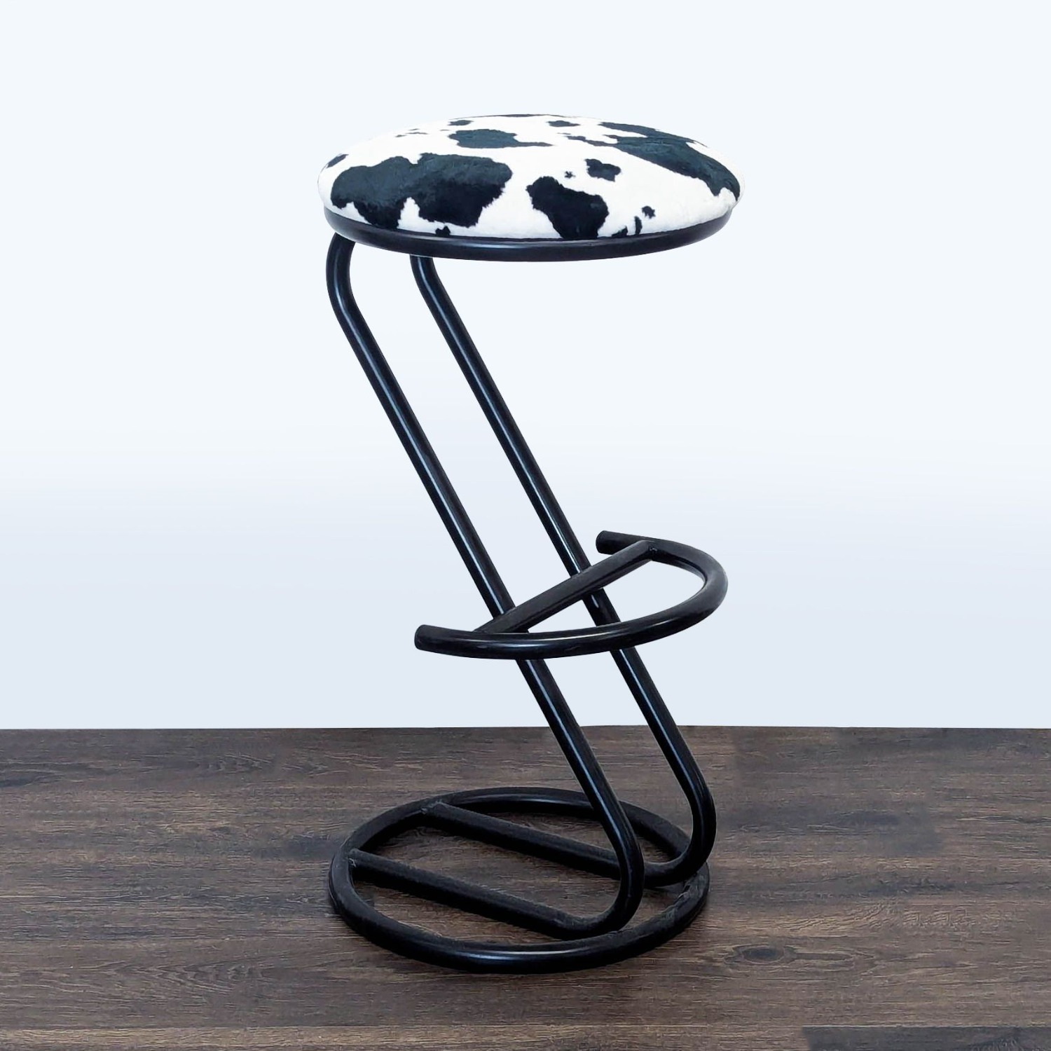 Ambiente Faux Cowhide Counter Stool - image-3