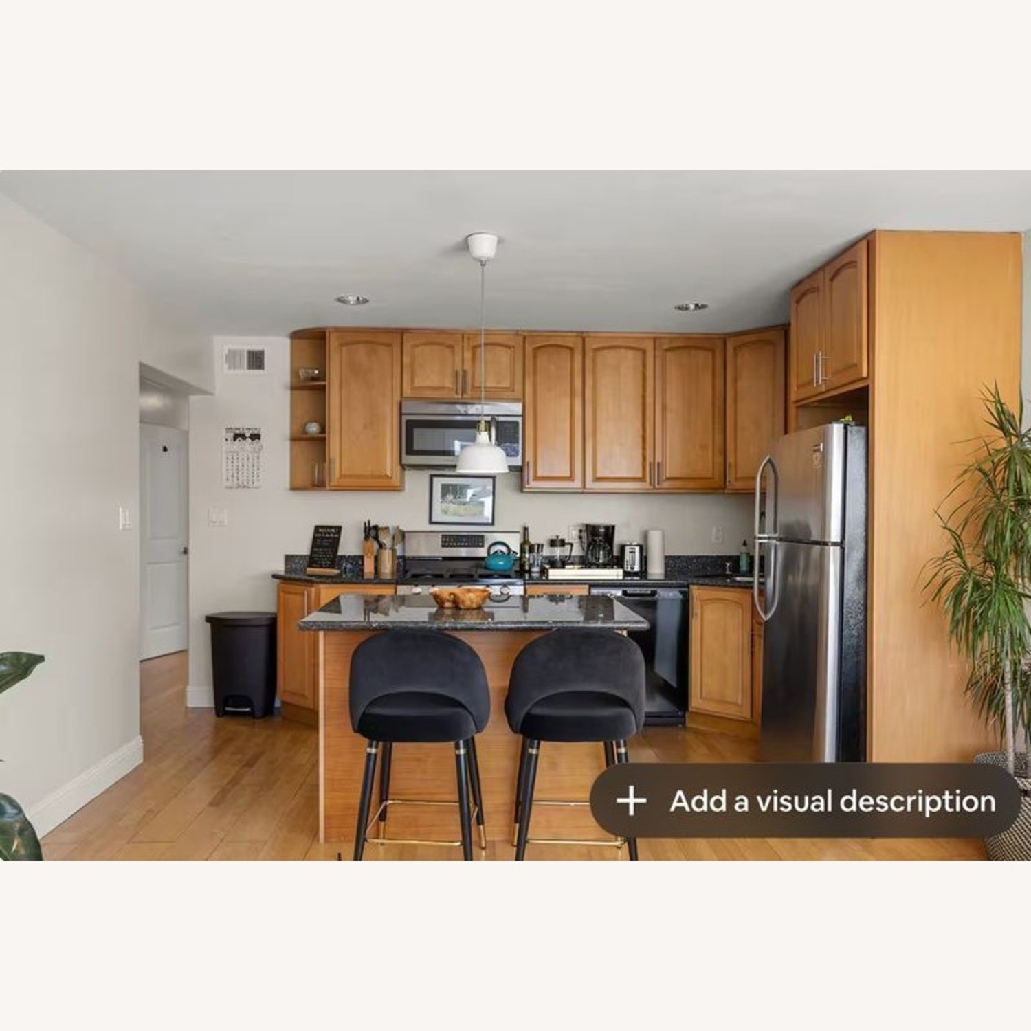 Upholstered Bar Stool - image-1