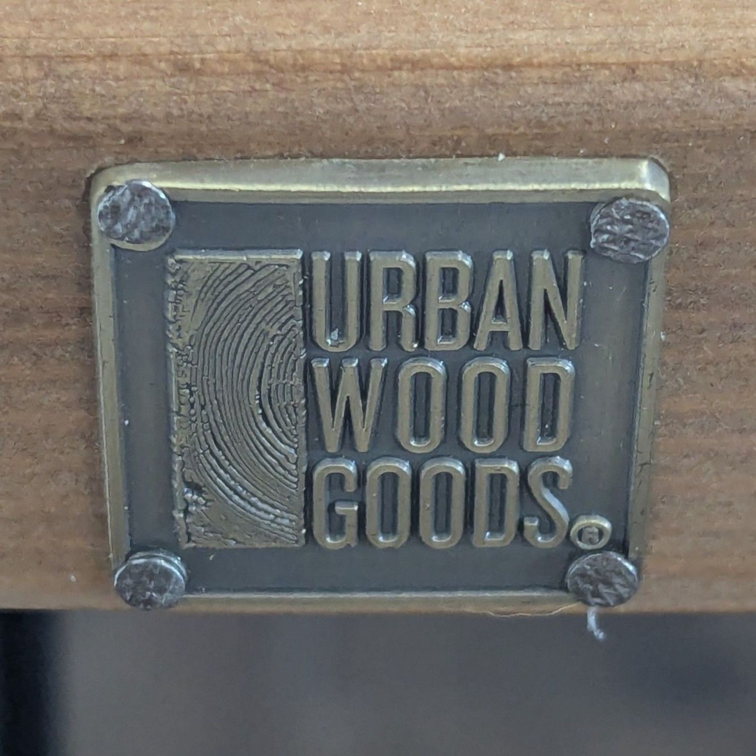 Urban Wood Goods Urban Loft Black and Brass Dining Table - image-5