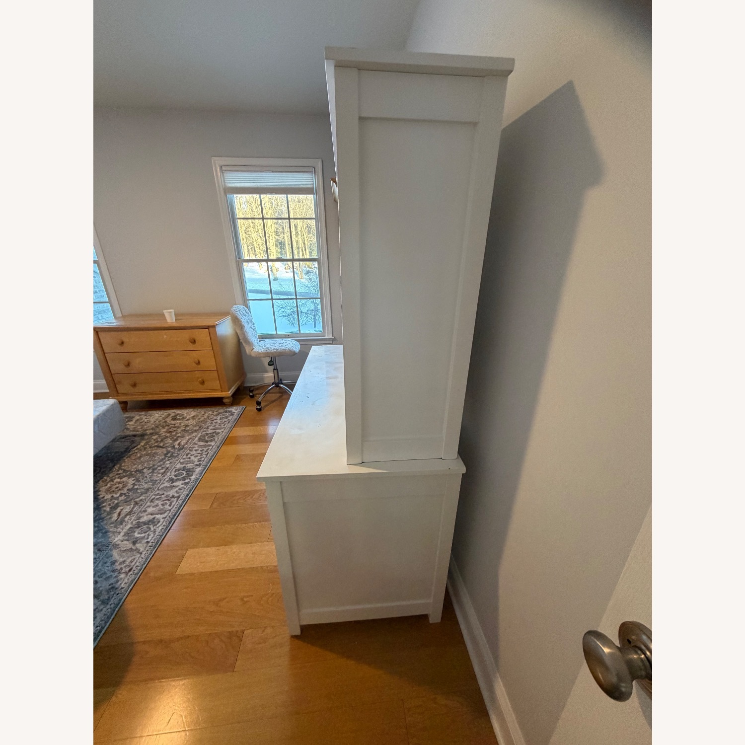 The Land of Nod White Desk with Hutch - image-2