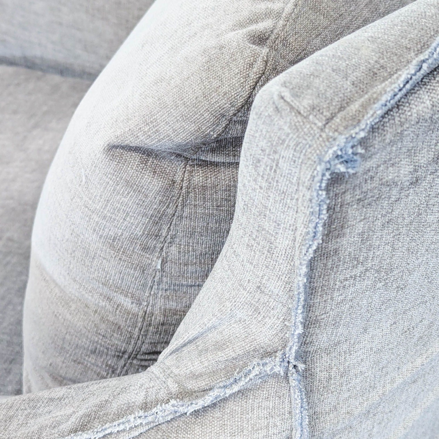 Restoration Hardware Gray Swivel Lounge Chair - image-4