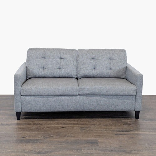 Used Crate & Barrel Modern Gray Sleeper Sofa for sale on AptDeco