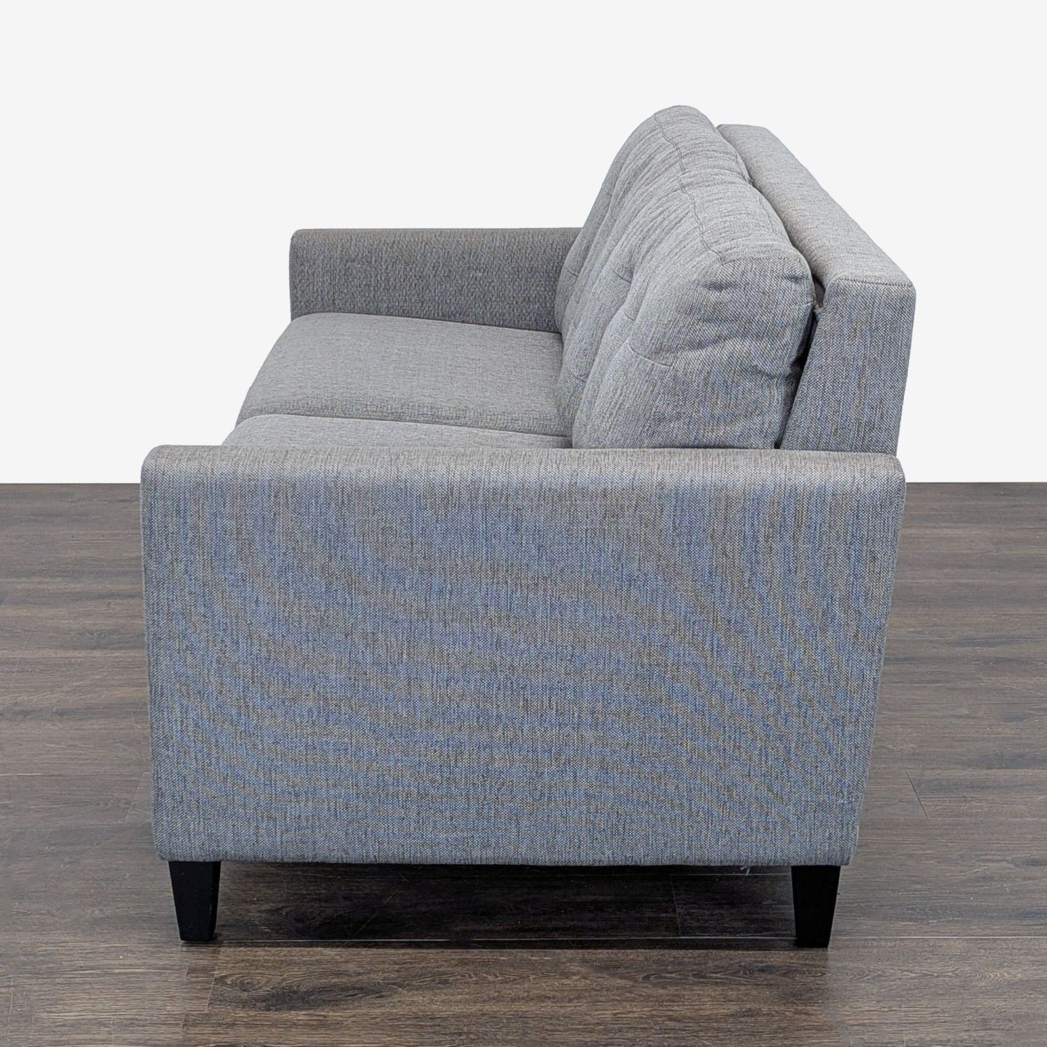 Crate & Barrel Modern Gray Sleeper Sofa - image-4
