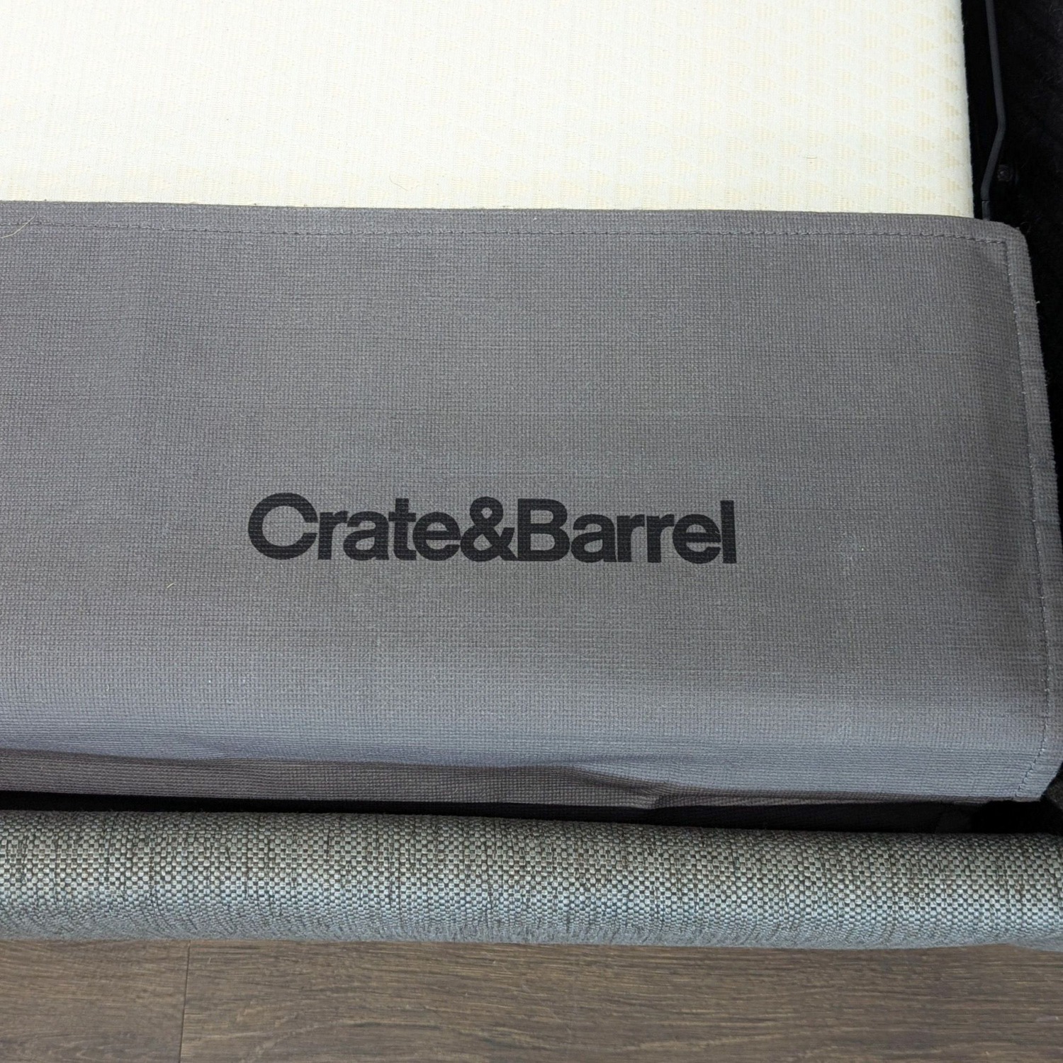 Crate & Barrel Modern Gray Sleeper Sofa - image-9