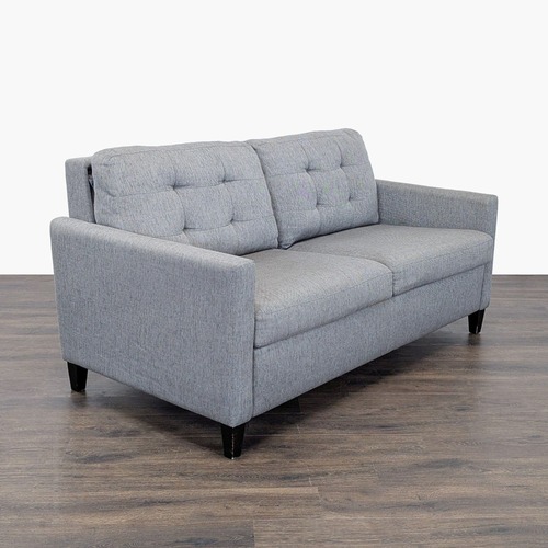 Used Crate & Barrel Modern Gray Sleeper Sofa for sale on AptDeco
