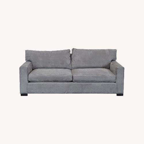 Used Crate and Barrel 3-Seat Modern Gray Sofa for sale on AptDeco