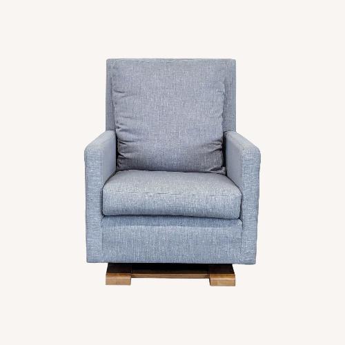 Used Monte Como Modern Gray Lounge Chair with Wooden for sale on AptDeco