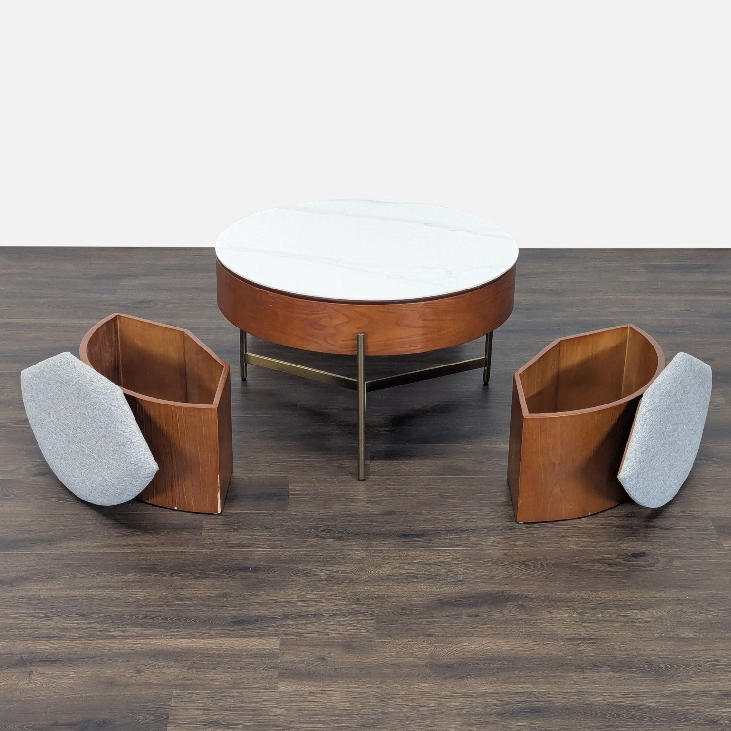 Brayden Studio Doughlin Modern Round Lift-Top Table - image-5