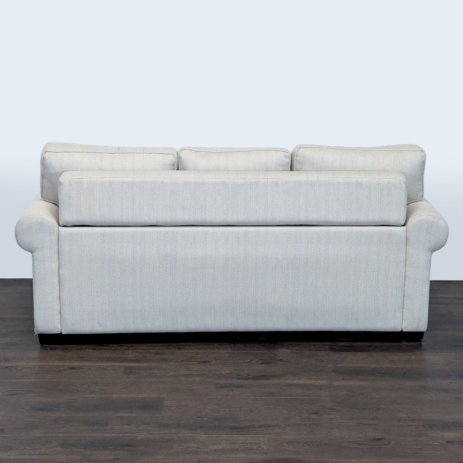 West Elm Modern Sleeper Sofa with Rolled Arms  - image-2