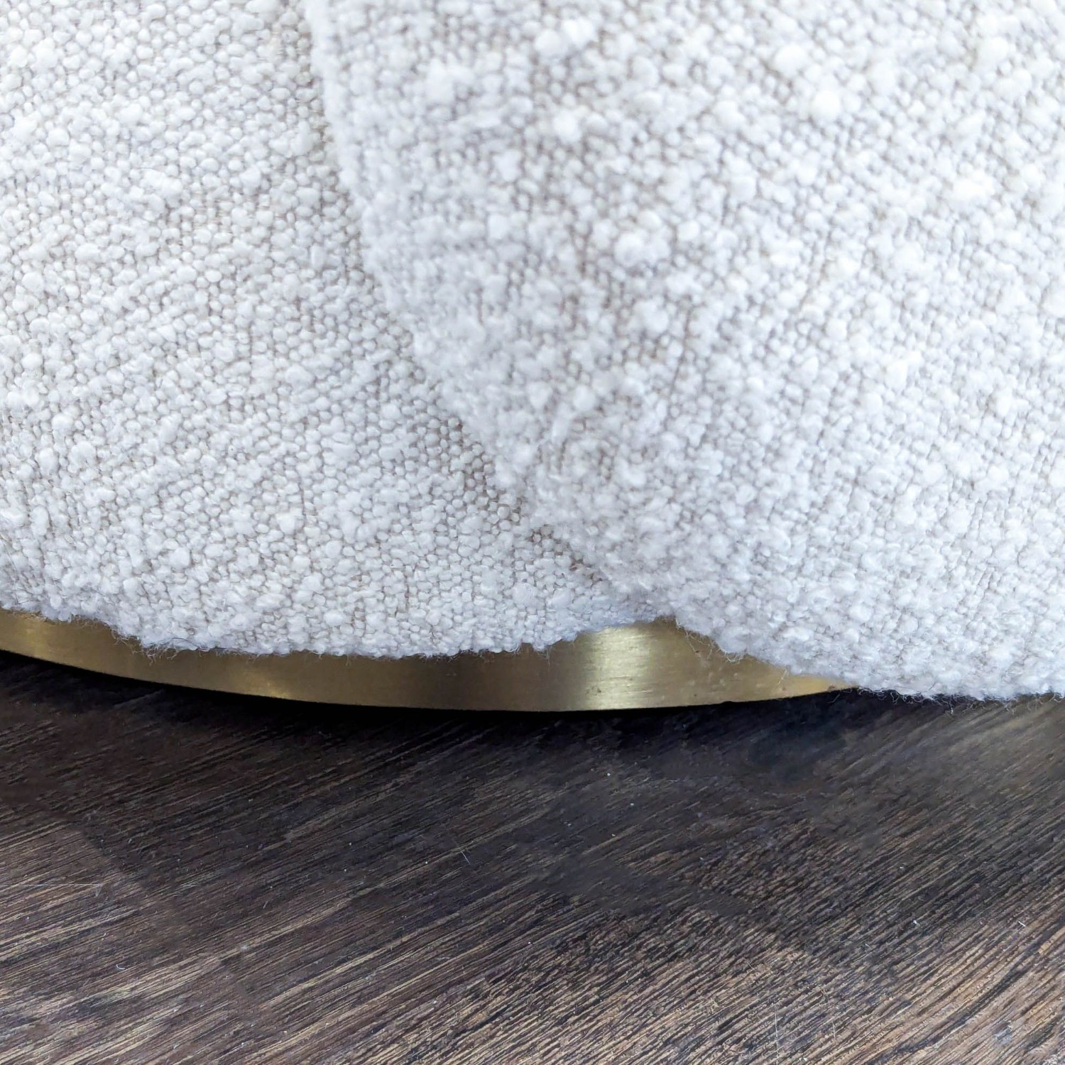 Eichholtz Brice White Boucle Swivel Chair  - image-8