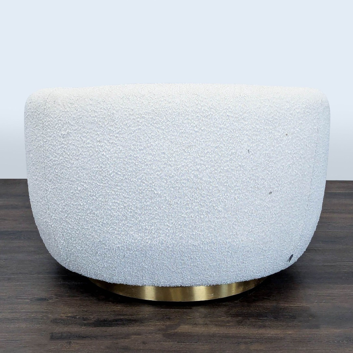 Eichholtz Brice White Boucle Swivel Chair  - image-5