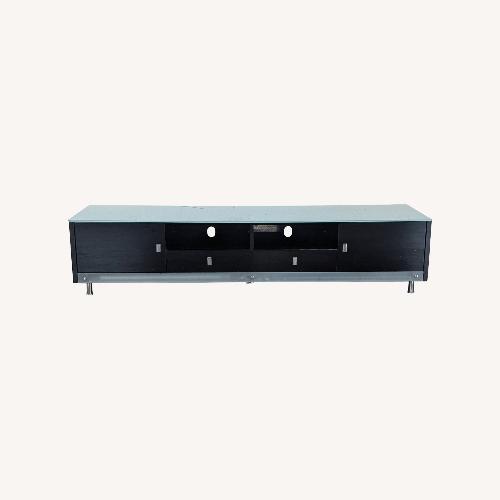 Used Black Lacquer Media Console for sale on AptDeco